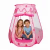 LEAN TOYS Kinder Spielzelt, Trockenpool, Bällebad, Gartenzimmer, Sterne, Rosa