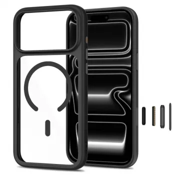 TECH-PROTECT MAGONE MagSafe Hülle & Glas 2er-Pack für iPhone 17 Pro Max / 18 Pro Max - Schwarz/Transparent