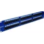 EMITERNET PANEL 19, 48XRJ45 UTP CAT.5E (2U) BLAU DCN/PPFA652K488C5E