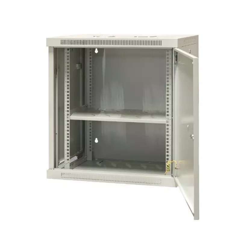 EMITER EM/AP6412-B 12U Wandmontage-Netzwerkschrank 19 inch 600x450x635mm Schwarz Stahl