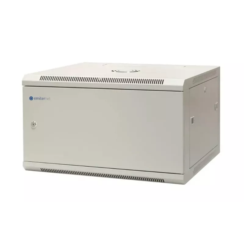 EMITER EM/AP6606-B 19 inch 6U Wandgehäuse 600x600x370mm Schwarz