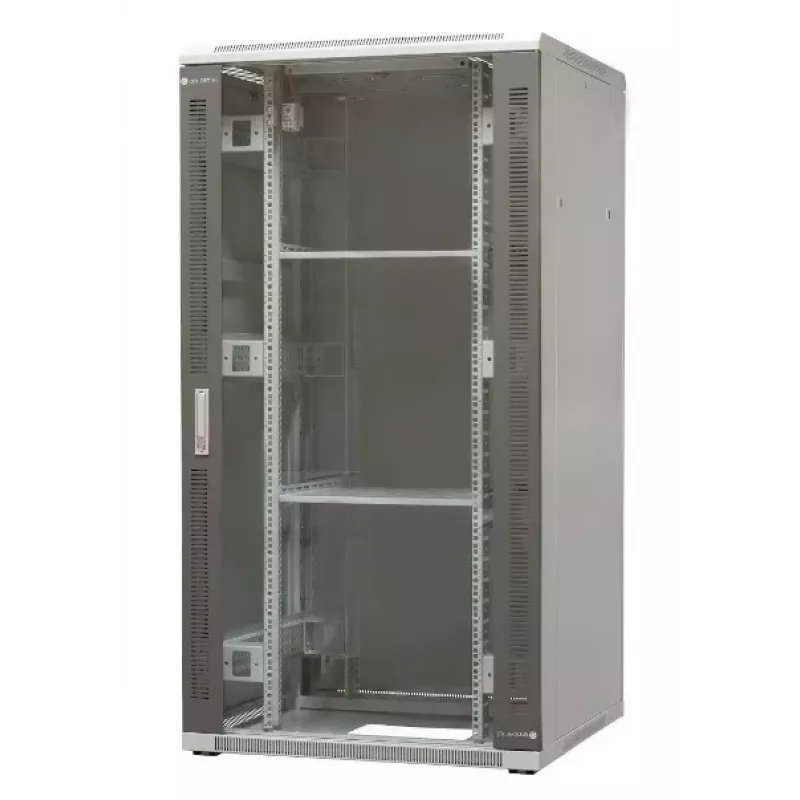 EmiterNet Top freistehendes Rahmengehäuse 32U 800x800x1540mm Stahlblech/Glas Fronttür EM/SH05D-8832