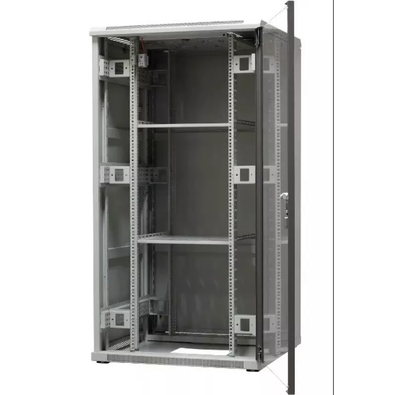 EmiterNet Top freistehendes Rahmengehäuse 32U 800x800x1540mm Stahlblech/Glas Fronttür EM/SH05D-8832
