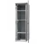 EMITER EmiterNet Top 42U freistehender Netzwerkschrank, 600x1000x1980 mm, Glasfronttür, Schwarz EM/SH05D-6042