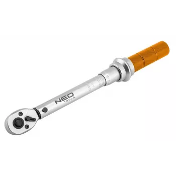 NEO TOOLS 1/4 inch Antrieb Klick-Drehmomentschlüssel 5-25 Nm mit Kalibrierzertifikat