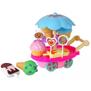LEAN TOYS Süßwarenladen Rollenspiel-Set