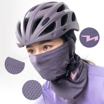 ROCKBROS LFA23 Damen-Thermo-Halswärmer fürs Radfahren – Lila