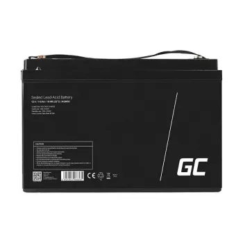 Green Cell AGM VRLA 12V 110Ah wartungsfreie Deep-Cycle-Batterie – auslaufsicher, 10 Jahre Float-Lebensdauer, T11-Anschlüsse