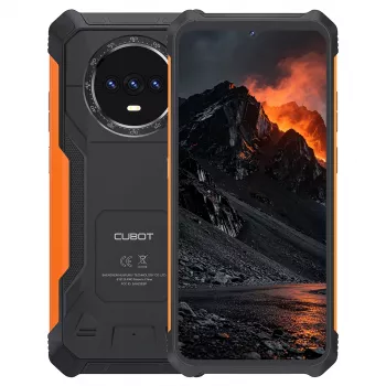 CUBOT KINGKONG ES PRO 6+128GB Schwarz & Orange Robustes Smartphone
