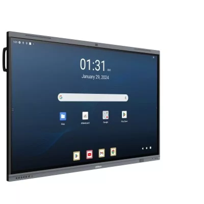 Dahua DHI-LPH65-MC480-U 65 inch 4K interaktives Touch-Display mit Android 13, EDLA-zertifiziert, 40-Punkt-IR-Touch, 48MP-Kamera, 8-Array-Mikrofon, Wi-Fi 6, 8GB RAM, 128GB Speicher