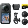 Insta360 X6 360-Grad-Actionkamera, Motorrad-Bundle, 8K, Schwarz
