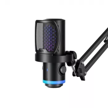 BOYA CastMic G40Bz Gaming-Mikrofon mit Arm, kabelgebunden USB-C - schwarz
