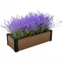 KETER Rechteckiges Blumenbeet Maple Trough 106x52x32cm braun