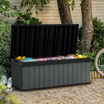 KETER Aufbewahrungsbox Darwin 380L grau