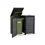KETER Abfallbehälter 2x240L Aufbewahrungsbehälter Hide Away grau