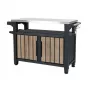KETER Grilltisch Deco Unity XL 207L Eschenholz-Optik