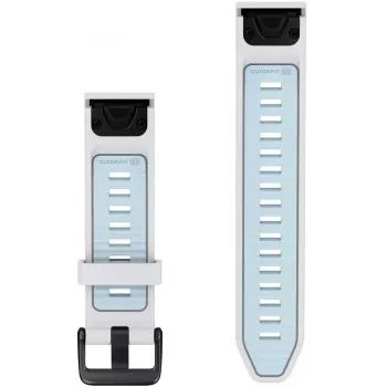 Garmin QuickFit 20 mm Silikon-Armband, Eisblau/Weiß (010-14506-00)
