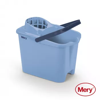 MERY Eimer 14L mit Presse blau