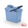 MERY Eimer 14L mit Presse blau