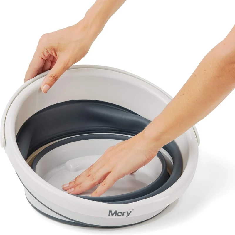 MERY Faltbarer Eimer mit Griff 12L