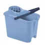 MERY Rechteckiger Eimer 12L mit Druckknopf blau
