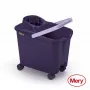 MERY Eimer 14L mit Steckrädern lila