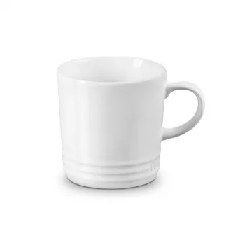 LE CREUSET Steingut-Tasse 350 ml weiß