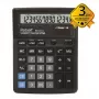 REBELL RE-BDC514 BX Tischrechner 12-stellig Dual Power Schwarz/Silber