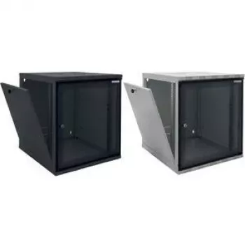 CANOVATE 19 Zoll Wandgehäuse SOHO Box 9U 540*550, Flatpack, schwarz