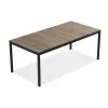 KETER Gartentisch Deco Porto Nova 200 Walnuss/Schwarz