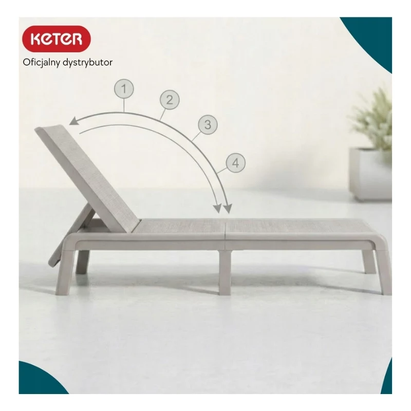 KETER Sonnenliege Atlas hellbeige