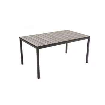 KETER Gartentisch Deco Porto Nova 160 grau/schwarz