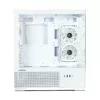 Zalman CHRONIX V2 White ATX Mid Tower PC-Gehäuse mit 3 x 120mm ARGB-Lüftern, gehärtetem Glas Seitenteil
