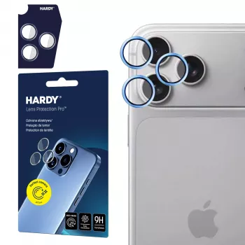 3MK PROTECTION Apple iPhone 18 Pro /18 Pro Max – HARDY Lens Protection Pro Hellblau