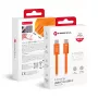 Forcell Kabel USB C auf USB C Forcell F-Energy QC4.0 PD 5A 100W Cafule Farbe 1,2 m ACYH23 orange