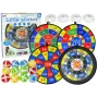 LEAN TOYS Spielset Dart 36 cm Schild mit Klettbällen