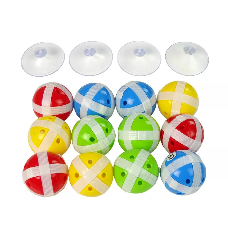LEAN TOYS Spielset Dart 36 cm Schild mit Klettbällen