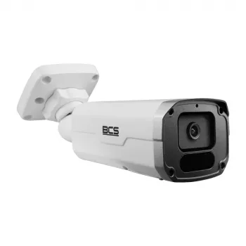 BCS BCS-P-TIP55FSR8-Ai1 5MP Außenkamera Bullet IP-Kamera mit 80m IR, PoE, integriertem Mikrofon, IP67
