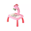 LEAN TOYS Whiteboard Projektor Projektor zum Zeichnenlernen Rosa Dinosaurier