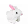 LEAN TOYS Laufender Hase Interaktives Spielzeug Kurzhaar Weiß
