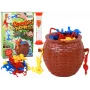 LEAN TOYS Korb voller Affen Fallende Affen Arcade-Spiel