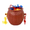 LEAN TOYS Korb voller Affen Fallende Affen Arcade-Spiel