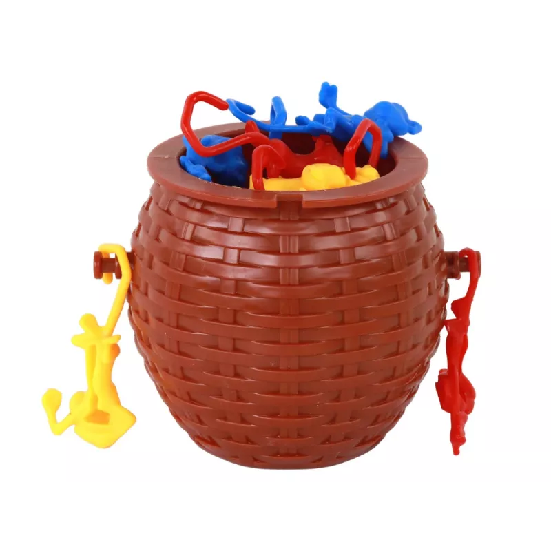 LEAN TOYS Korb voller Affen Fallende Affen Arcade-Spiel
