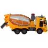 LEAN TOYS Betonmischer-LKW mit schwenkbarer Birne, Sound, Licht, Gelb, 1:16