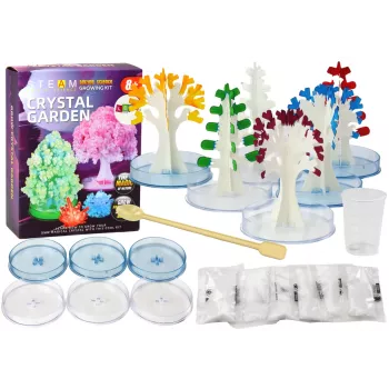 LEAN TOYS Kreatives Lernset zum Züchten von Kristallbäumen