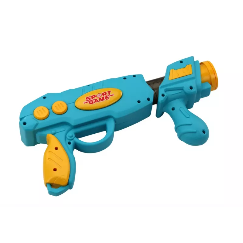 LEAN TOYS Arcade-Spiel Hai Schießball-Pistole