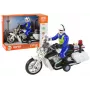 LEAN TOYS Polizei-Motorrad Motor Polizei Geräusche Lichter Polizeiauto