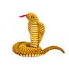 LEAN TOYS Plüsch-Maskottchen Schlange Königskobra Gelb 100 cm