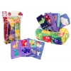 LEAN TOYS Weiche Taschentuchbox mit 6 Stoffen und 3 raschelnden bunten Tüchern
