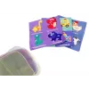 LEAN TOYS Weiche Taschentuchbox mit 6 Stoffen und 3 raschelnden bunten Tüchern